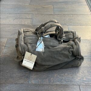 Gray Suede Ash handbag